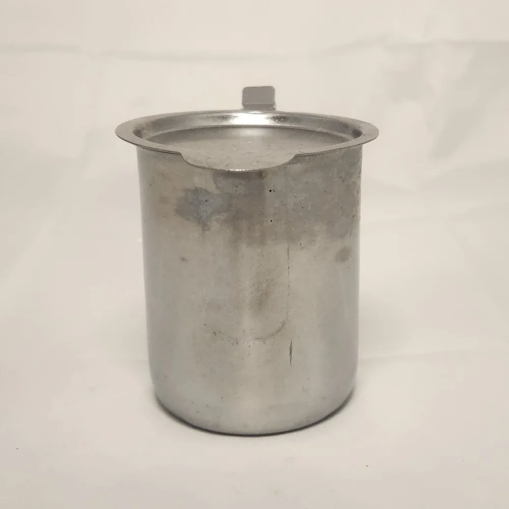 3 1/2” Vintage Stainless Steel Creamer/Syrup Pitcher - Picture 4 of 10